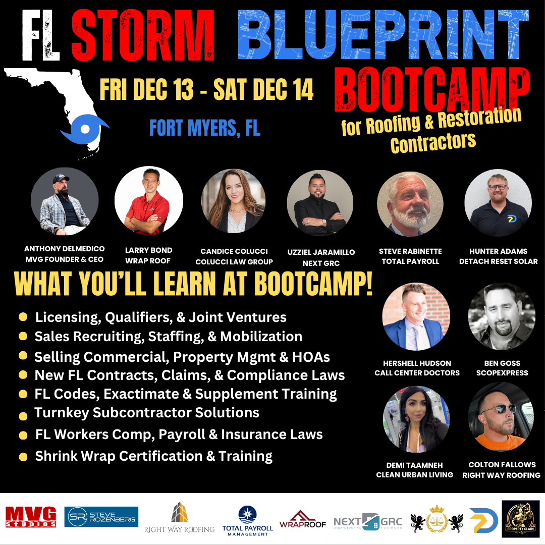 "FL STORM BLUEPRINT” BOOTCAMP ATTENDEE